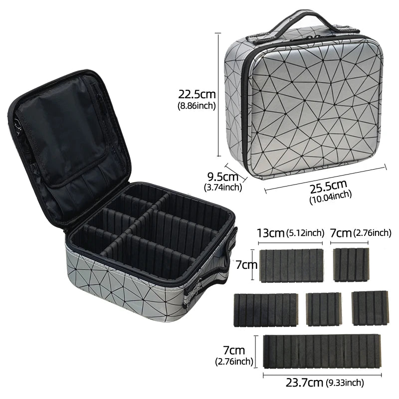 Multi-Functional Portable Travel Storage Makeup Case