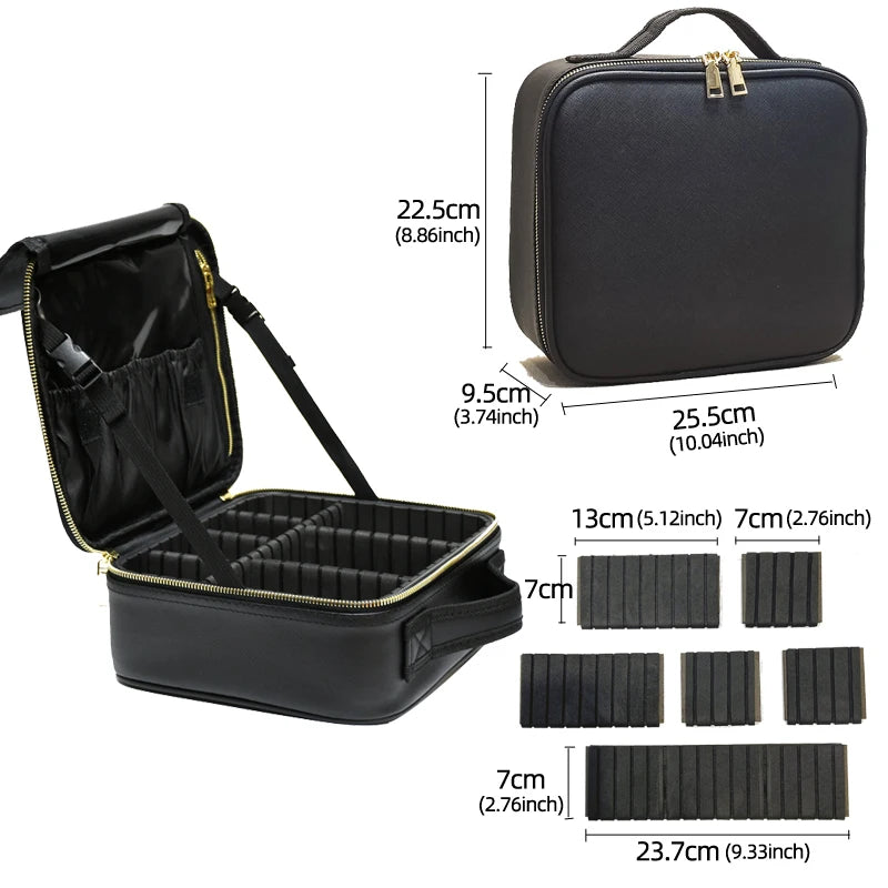 Multi-Functional Portable Travel Storage Makeup Case