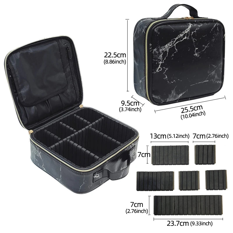 Multi-Functional Portable Travel Storage Makeup Case