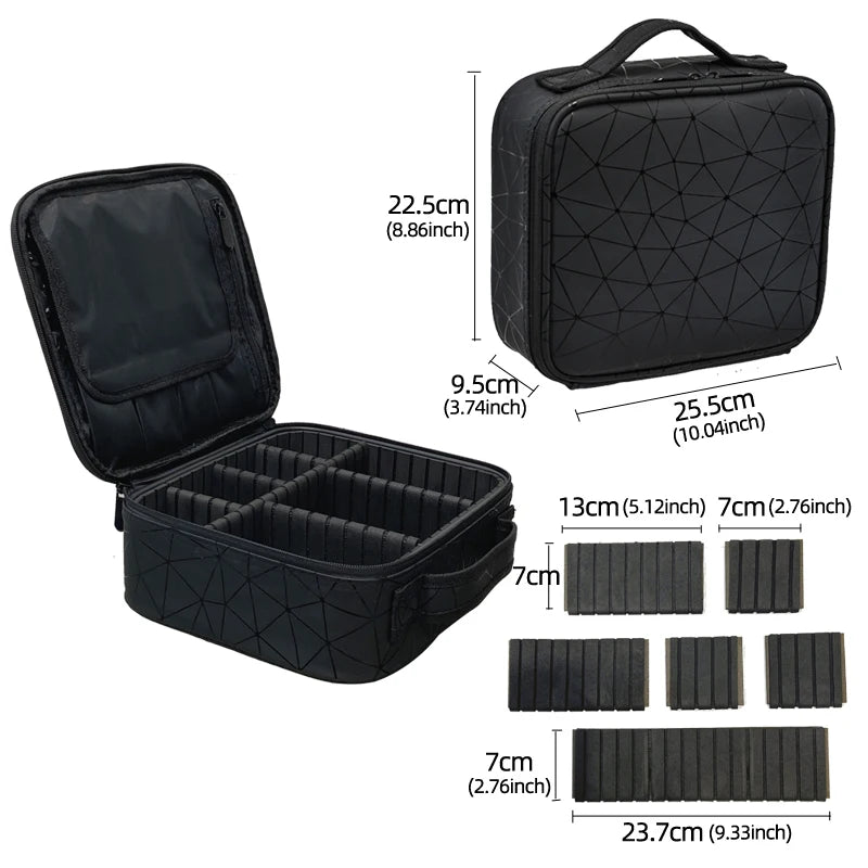 Multi-Functional Portable Travel Storage Makeup Case