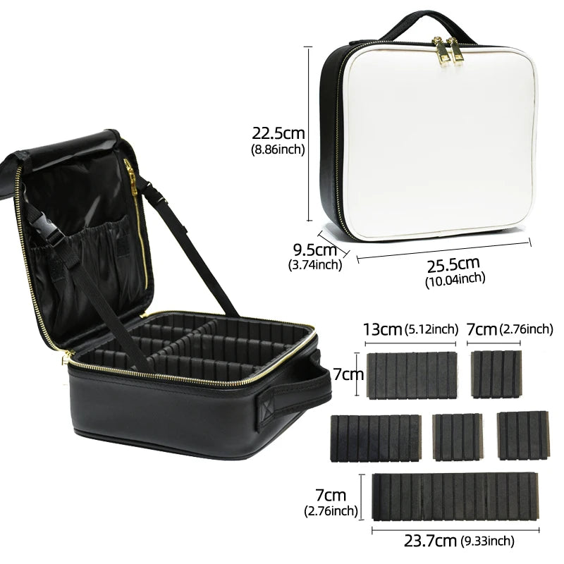 Multi-Functional Portable Travel Storage Makeup Case