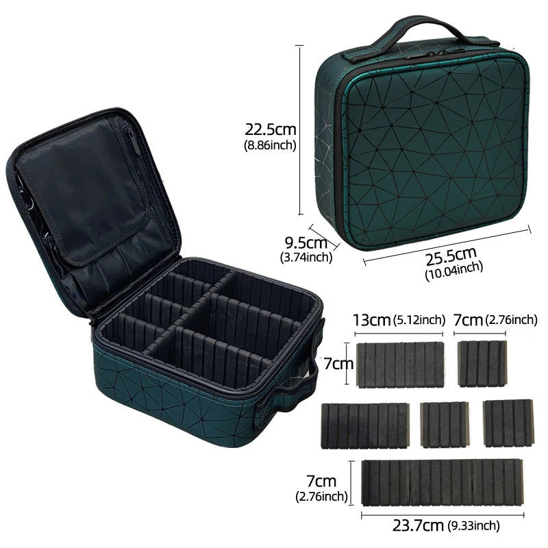 Multi-Functional Portable Travel Storage Makeup Case