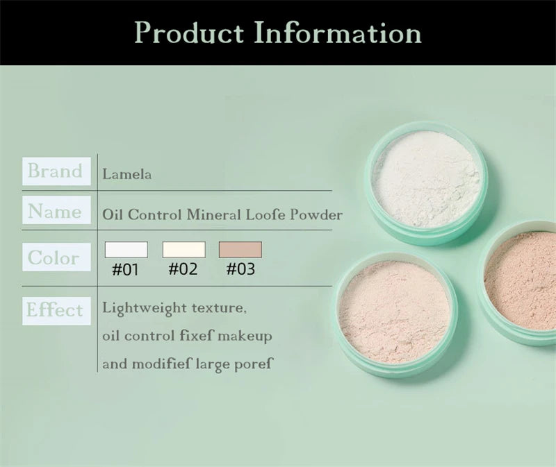 Transparent Natural Face Finishing Powder