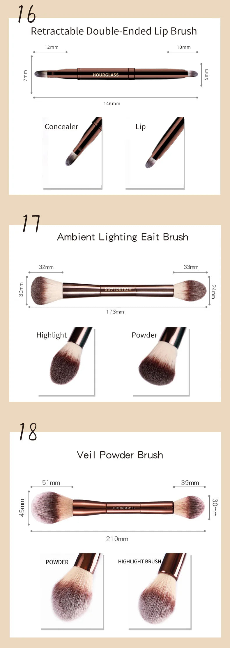 Hourglass Makeup Brush All Kinds Eyeshadow