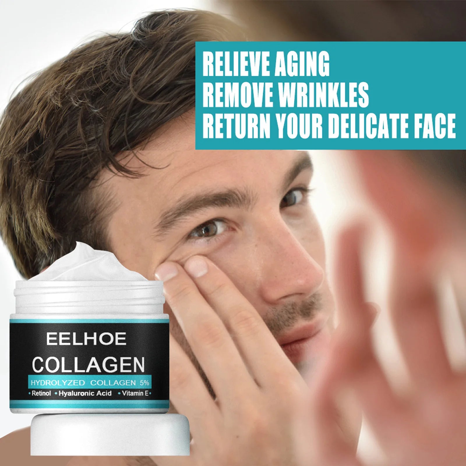 Collagen Creams For Men Smooth Wrinkle Face Cream