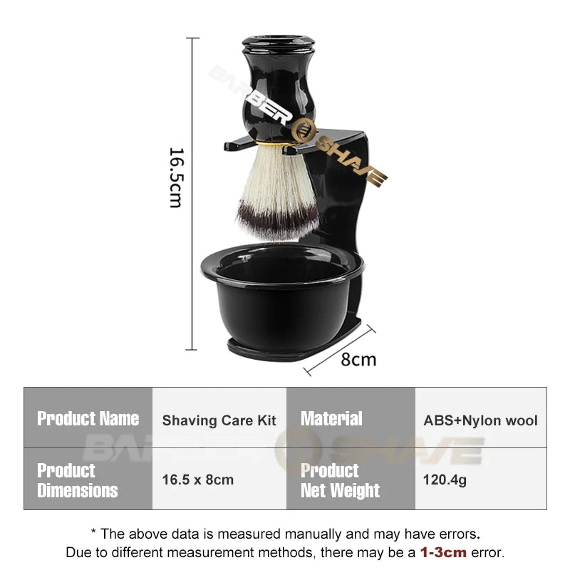 Professional Shaving Brush 3-in-1 Shave Kits