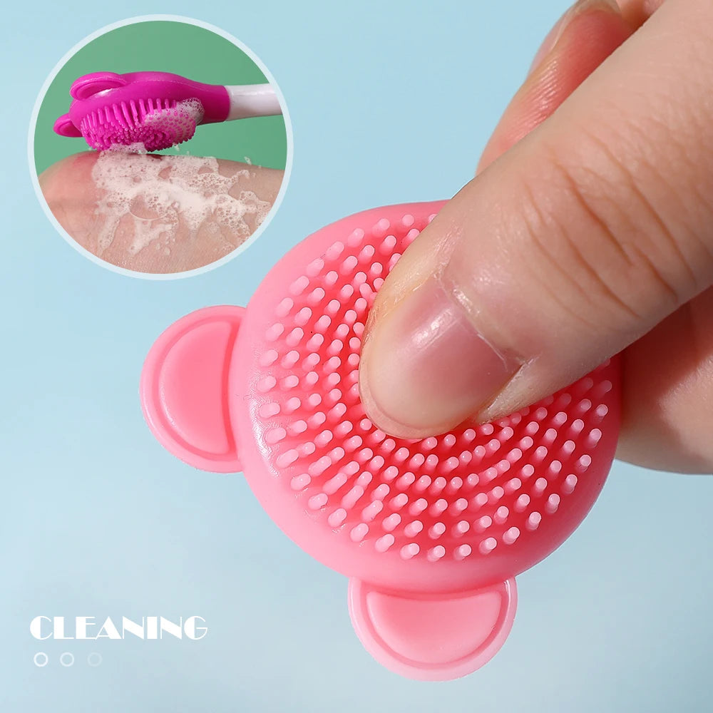 Double Head Silicone Facial Mask Brush Applicator