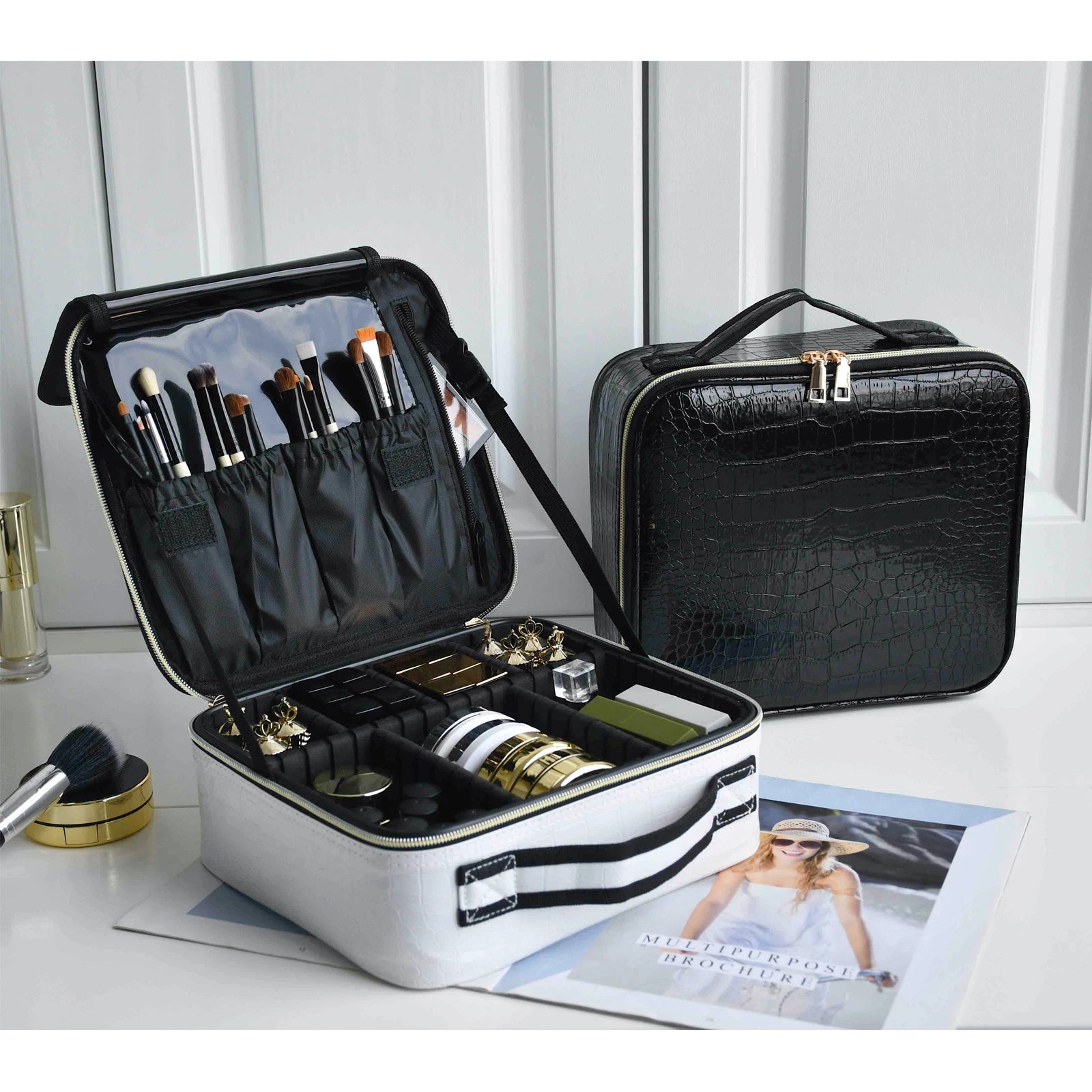 Multi-Functional Portable Travel Storage Makeup Case