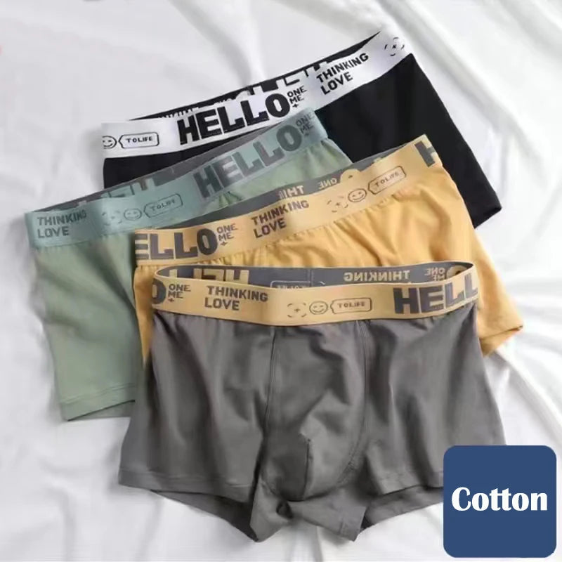 Men's Underwear Sexy Panties Cotton Boxers