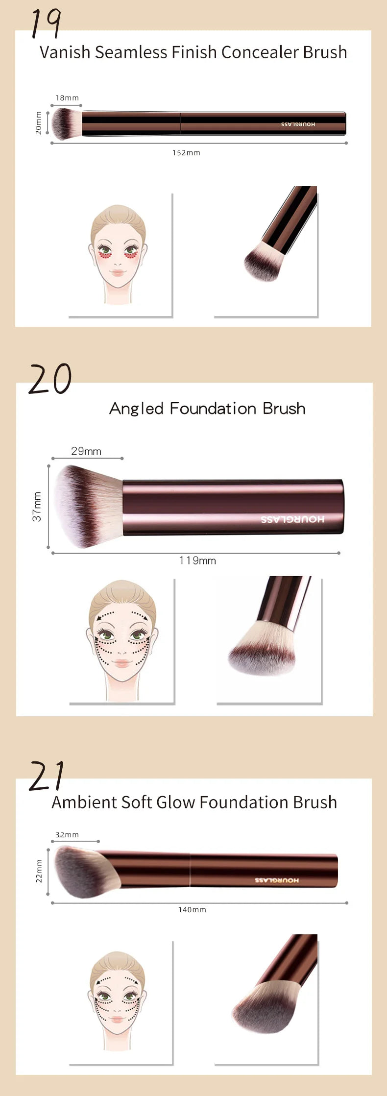 Hourglass Makeup Brush All Kinds Eyeshadow