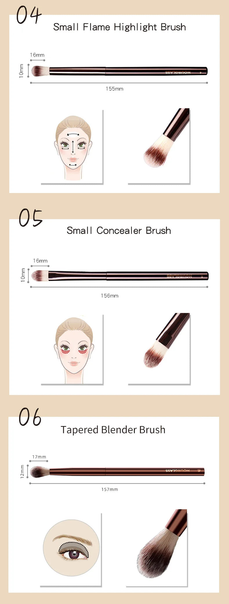 Hourglass Makeup Brush All Kinds Eyeshadow