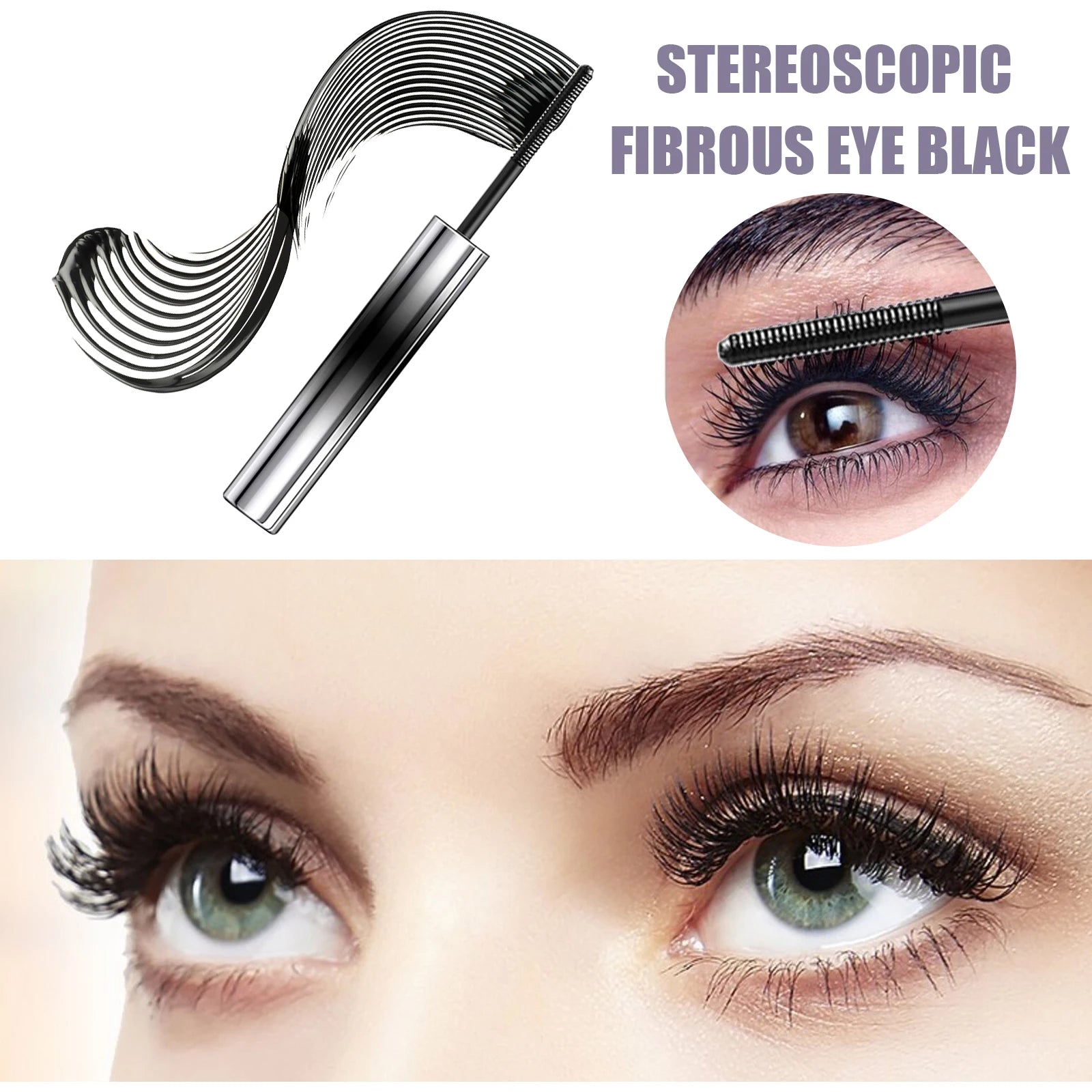 Silk Fiber Lash Mascara Curling Volume Express Eyelashes