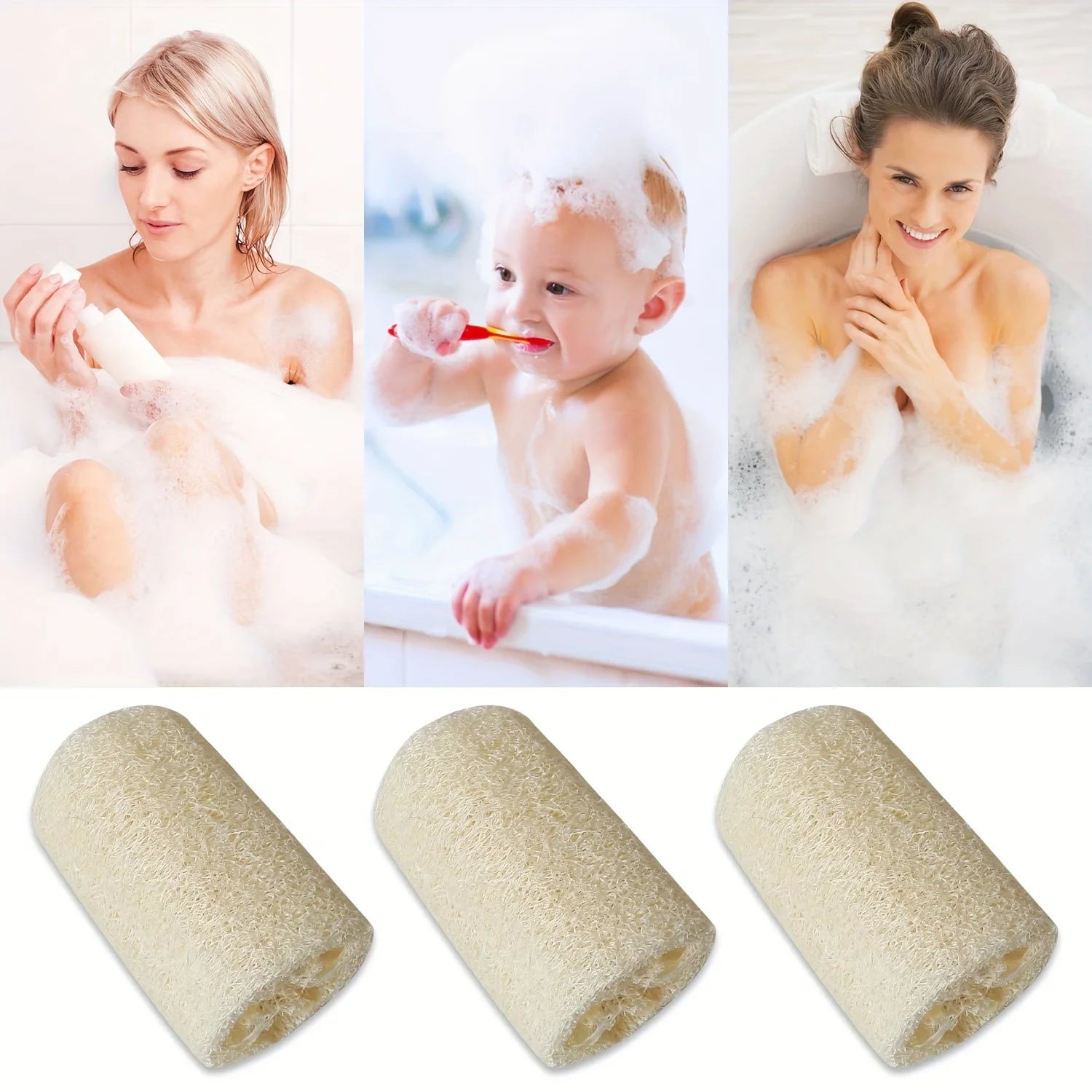 Natural Loofah Organic Luffa Bath Sponges