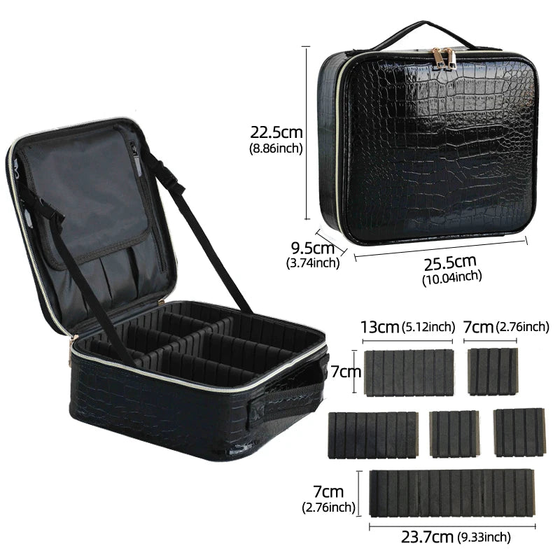 Multi-Functional Portable Travel Storage Makeup Case